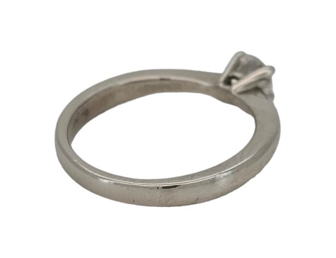 Diamond Solitaire Ring 0.50ct Brilliant Cut G colour Si Clarity Platinum 