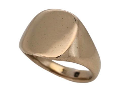Antique Mixed Carat Gold Ladies Signet Ring 