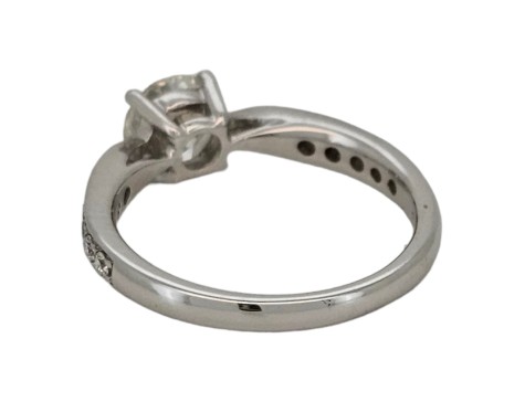 Diamond Solitaire Ring 1.14ct 18ct White Gold Brilliant Cut Vvs Clarity  
