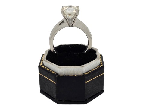 Diamond Solitaire Ring Platinum igi Certified J Colour Vs Clarity 2.17ct Brilliant Cut 